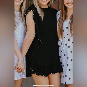 TCEC Black Dress With Beads